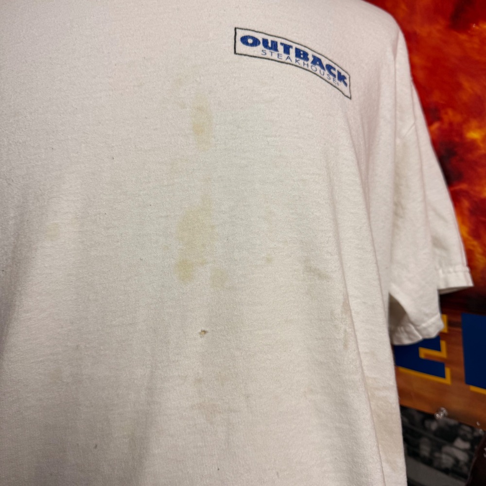 1996 Kentucky Wildcats NCAA Champions x Outback Steakhouse Promo T-Shirt Sz XL - Picture 2 of 5